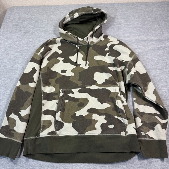 all in motion Other - All In Motion Hoodie Men Large Green Camo Fleece Pullover Training Active